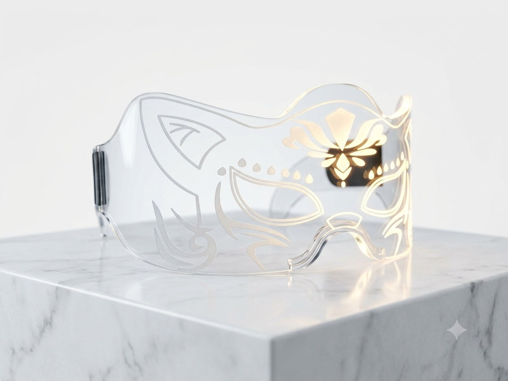 ZYOZ Premium LED Masquerade Mask – Light Up Cyberpunk Party Glasses