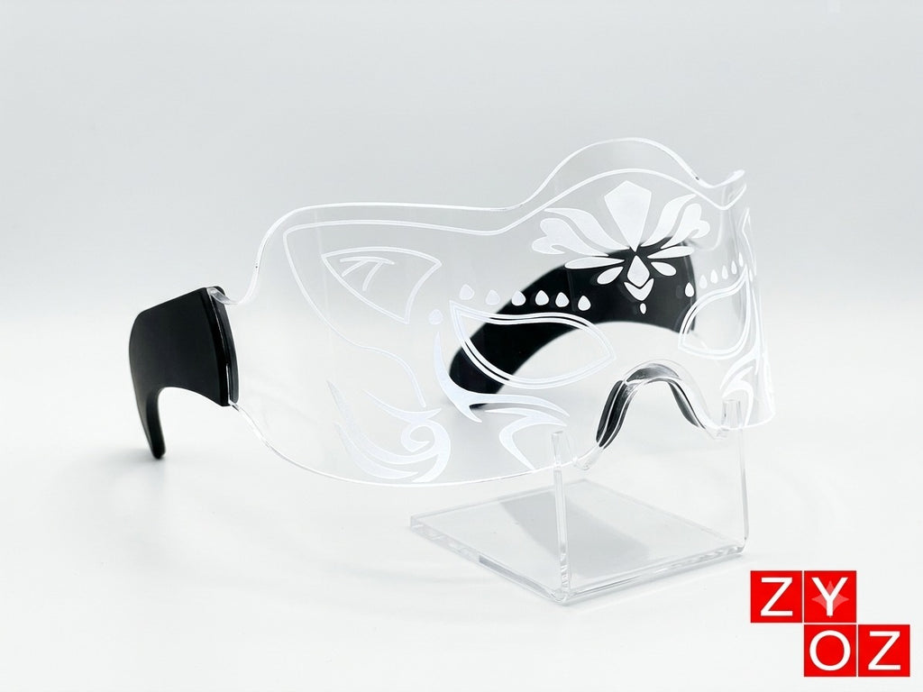 ZYOZ Premium LED Masquerade Mask – Light Up Cyberpunk Party Glasses