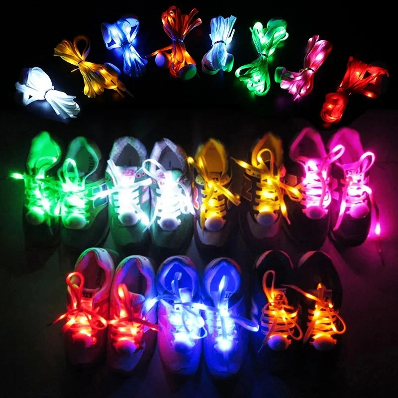 LED Shoe Laces - Light Up Neon Sneaker Laces rave laces | Zyoz