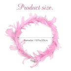 ZYOZ Feather Tiara Light Up LED Headbands Luminous