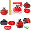 Lady Bug Soap Case Soap Dispensers Soap Holder - Set of 2