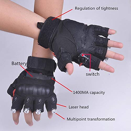 ZYOZ Laser Gloves – LED Laser Beam Gloves for the Ultimate Party