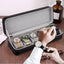 ZYOZ Watch Organizer Box - 6 Slot Holder with Removable Pillow, PU Leather Zippered Case for Men & Women, Travel Watch Storage