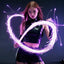 ZYOZ Led Whips Bright Light Color for Rave Concerts Blue | 1 Fiber Optic Whips (random colour)