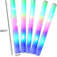 Foam Glow Sticks Bulk ,Glow in the Dark Party Supplies with 3 Modes Colorful Flashing for Party Birthday Concert Halloween Christma (set of 5 )s