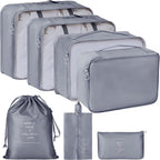 7 Pcs Travel Organizer Pouch Packing Cubes for Travel Essentials Toiletry Bag, Travel Luggage Organizers with Laundry Bag Travel Pouch, Packing Cubes Organizer