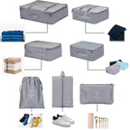 7 Pcs Travel Organizer Pouch Packing Cubes for Travel Essentials Toiletry Bag, Travel Luggage Organizers with Laundry Bag Travel Pouch, Packing Cubes Organizer