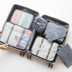 7 Pcs Travel Organizer Pouch Packing Cubes for Travel Essentials Toiletry Bag, Travel Luggage Organizers with Laundry Bag Travel Pouch, Packing Cubes Organizer