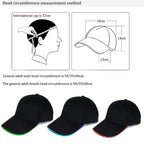 ZYOZ LED Glow Baseball Cap – Adjustable Light Up Hat for Raves, Festivals & Night Out