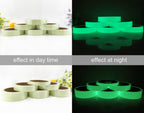 Power Glow Tape-Neon Glow in The Dark Gaffer Tape|Fluorescent & Light Reflective Tape|Bright for Black Rooms & Dark Areas|Safety Use to Mark Stairs,Railings,Doorways & Exits|1 inchx15' Roll