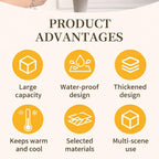 Insulated Lunch Bag for Office Men & Women (8 litres) | Thermal Tiffin Lunch Box Carry Bag | Waterproof Cooler Tote for Work, School & Travel | Reusable Lunch Storage Bag