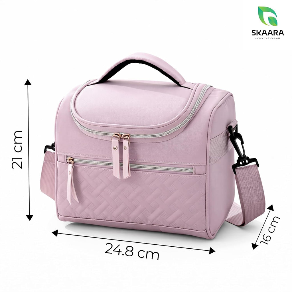 Insulated Lunch Bag for Office Men & Women (8 litres) | Thermal Tiffin Lunch Box Carry Bag | Waterproof Cooler Tote for Work, School & Travel | Reusable Lunch Storage Bag