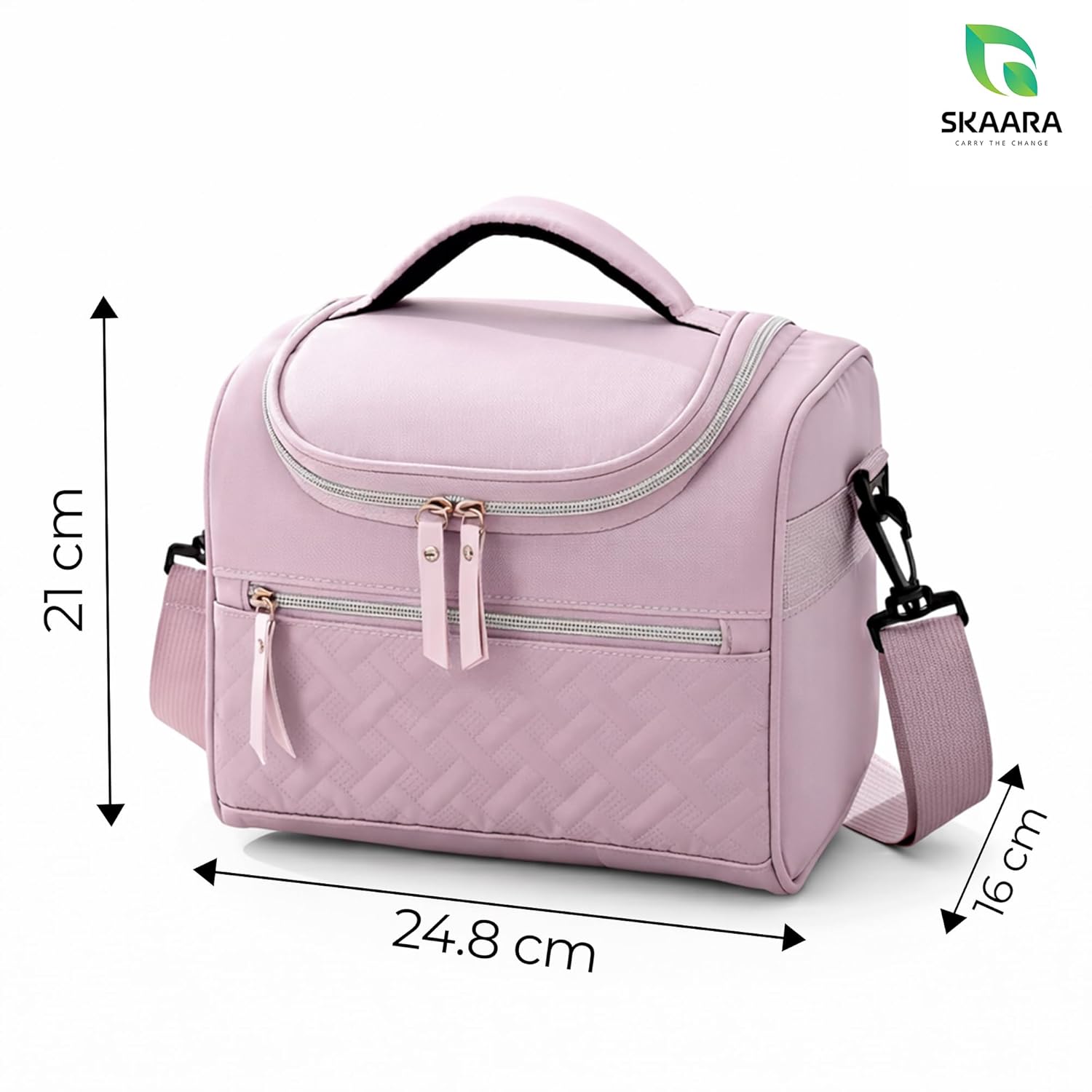 Insulated Lunch Bag for Office Men & Women (8 litres) | Thermal Tiffin Lunch Box Carry Bag | Waterproof Cooler Tote for Work, School & Travel | Reusable Lunch Storage Bag