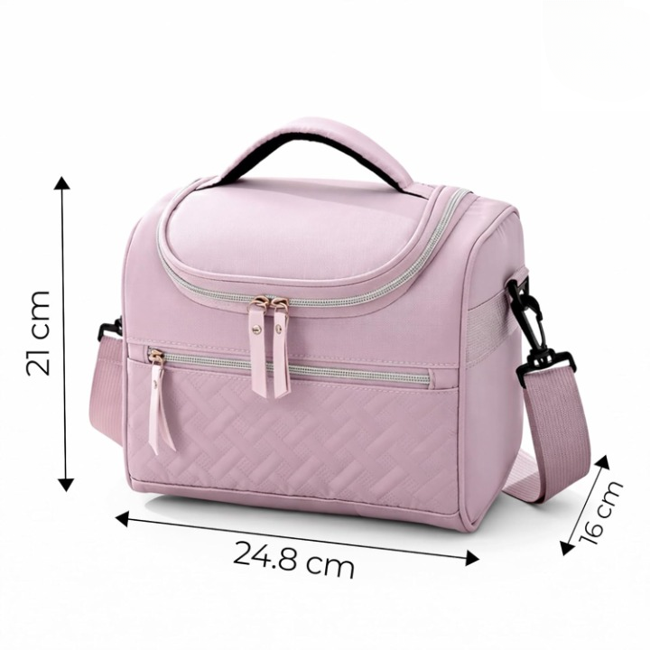 ZYOZ Insulated Lunch Bag for Office Men & Women (8 litres) | Thermal Tiff in Lunch Box Carry Bag | Waterproof Cooler Tote for Work, School & Travel | Reusable Lunch Storage Bag