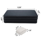 Styleys Watch Box 12 Slots Travel Watch Storage Case Zipper Wristwatch Organizer Box Organizer