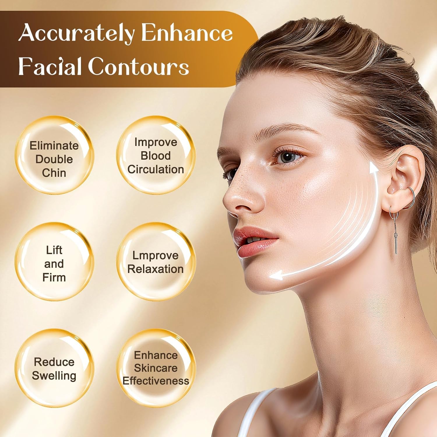Lymphatic Brush Gua Sha for Face | De-Puffing Face Sculpting Tool, Jawline Definition & Skin Firming | Soft Bristle Facial Lymphatic Drainage Brush for Massage & Skincare Use