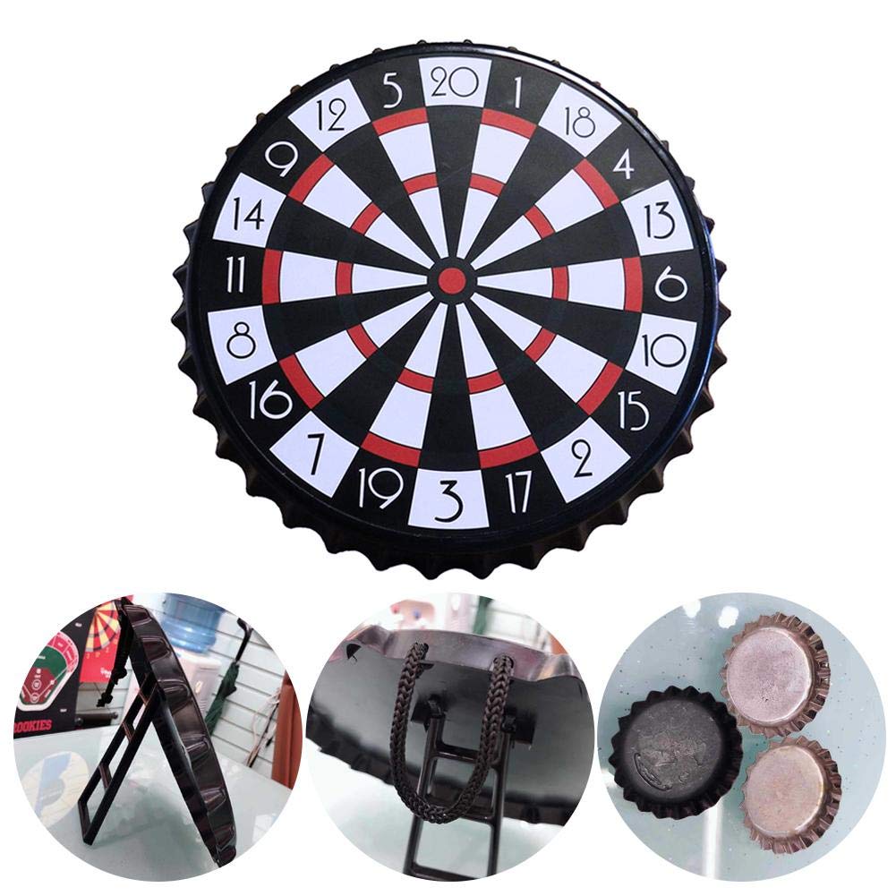 ZYOZ Magnetic Dart Board Game, Bottle Cap Darts Party Game, Best Kids Toy Gift Indoor Outdoor Games For Family And Friends, Safe Dart Game Set, For Game Rooms,offices, Homes, Birthday Parties And More Secondary image