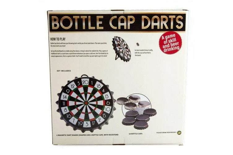 Magnetic Dart Board Game, Bottle Cap Darts Party Game, Best Kids Toy Gift Indoor Outdoor Games For Family And Friends, Safe Dart Game Set, For Game Rooms,offices, Homes, Birthday Parties And More