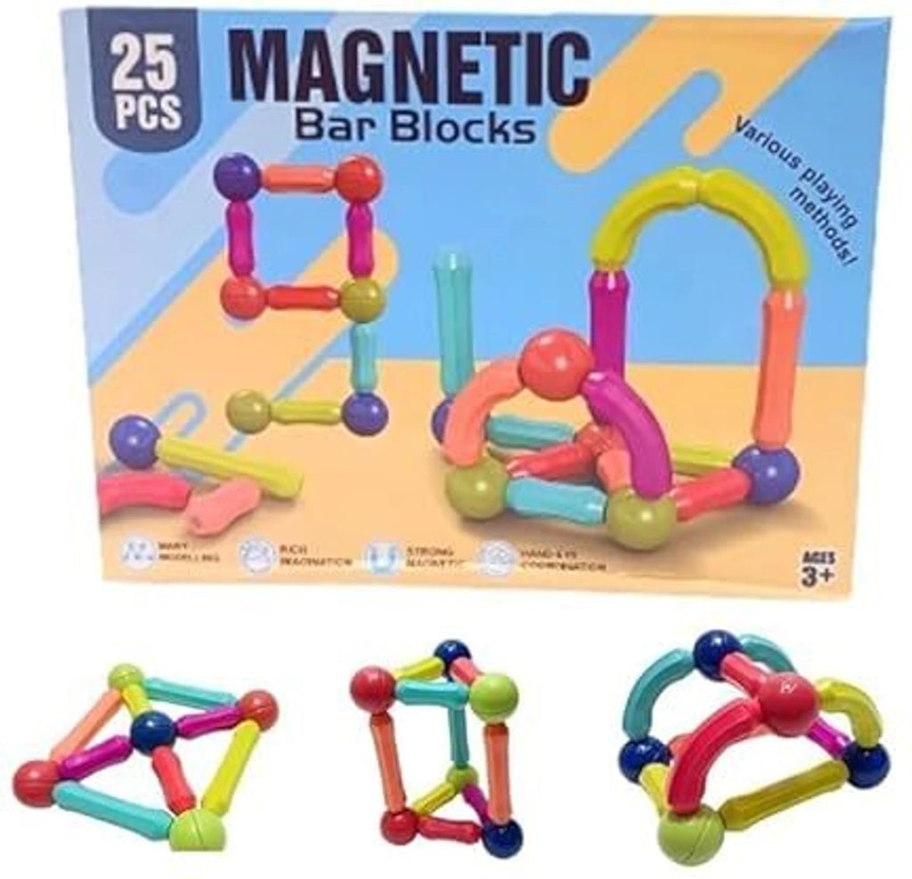 Magnetic Sticks Building Blocks for Kids Toys for Girls | Magnetic Toys for Boys Age 3+ Year 4 5 6 7 8 10 12 14 Old Educational Stem Learning Magnet Stick with Balls Game Set (36 PCS)