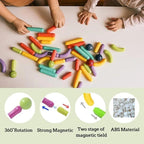 Magnetic Sticks Building Blocks for Kids Toys for Girls | Magnetic Toys for Boys Age 3+ Year 4 5 6 7 8 10 12 14 Old Educational Stem Learning Magnet Stick with Balls Game Set (36 PCS)