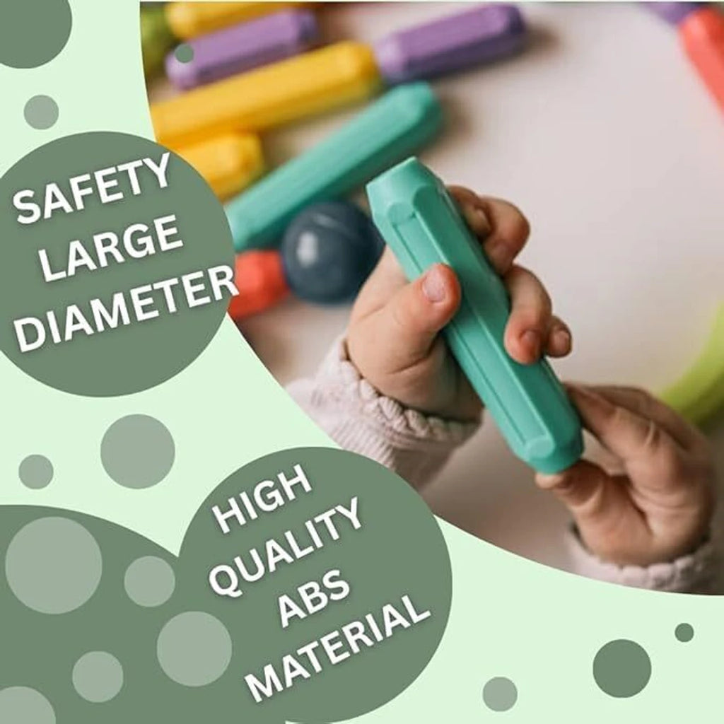 Magnetic Sticks Building Blocks for Kids Toys for Girls | Magnetic Toys for Boys Age 3+ Year 4 5 6 7 8 10 12 14 Old Educational Stem Learning Magnet Stick with Balls Game Set (36 PCS)