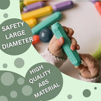 Magnetic Sticks Building Blocks for Kids Toys for Girls | Magnetic Toys for Boys Age 3+ Year 4 5 6 7 8 10 12 14 Old Educational Stem Learning Magnet Stick with Balls Game Set (36 PCS)