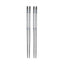 Stainless Steel Chopsticks Reusable – Blue & White Porcelain Print, Flat Long Handle Metal Chopsticks for Home, Kitchen & Restaurant Use Silve