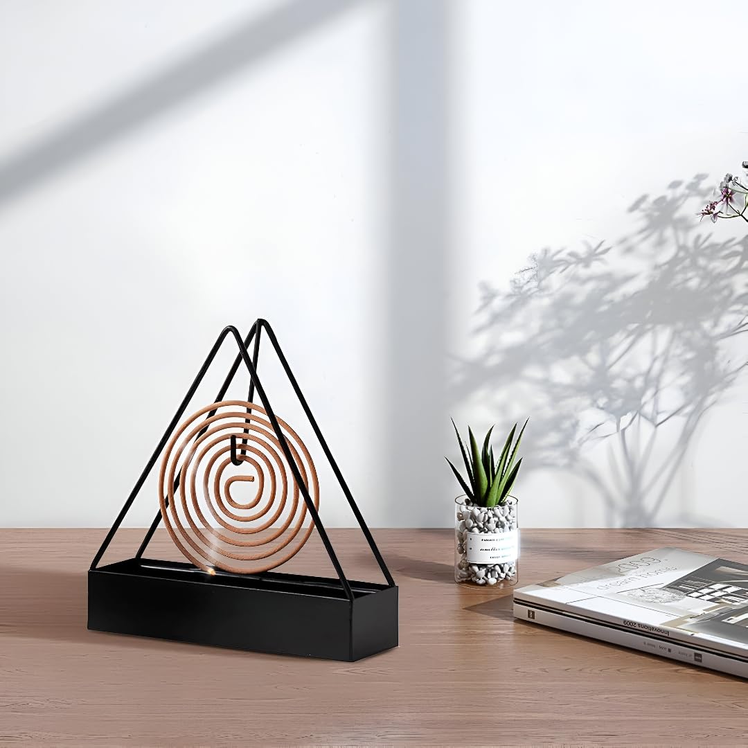 Iron Mosquito Coil Holder Incense Holders for Living Room Garden Triangle Green|Home & Garden|Kitchen, Dining & Bar|Kitchen Storage & Organization|Racks & Holders