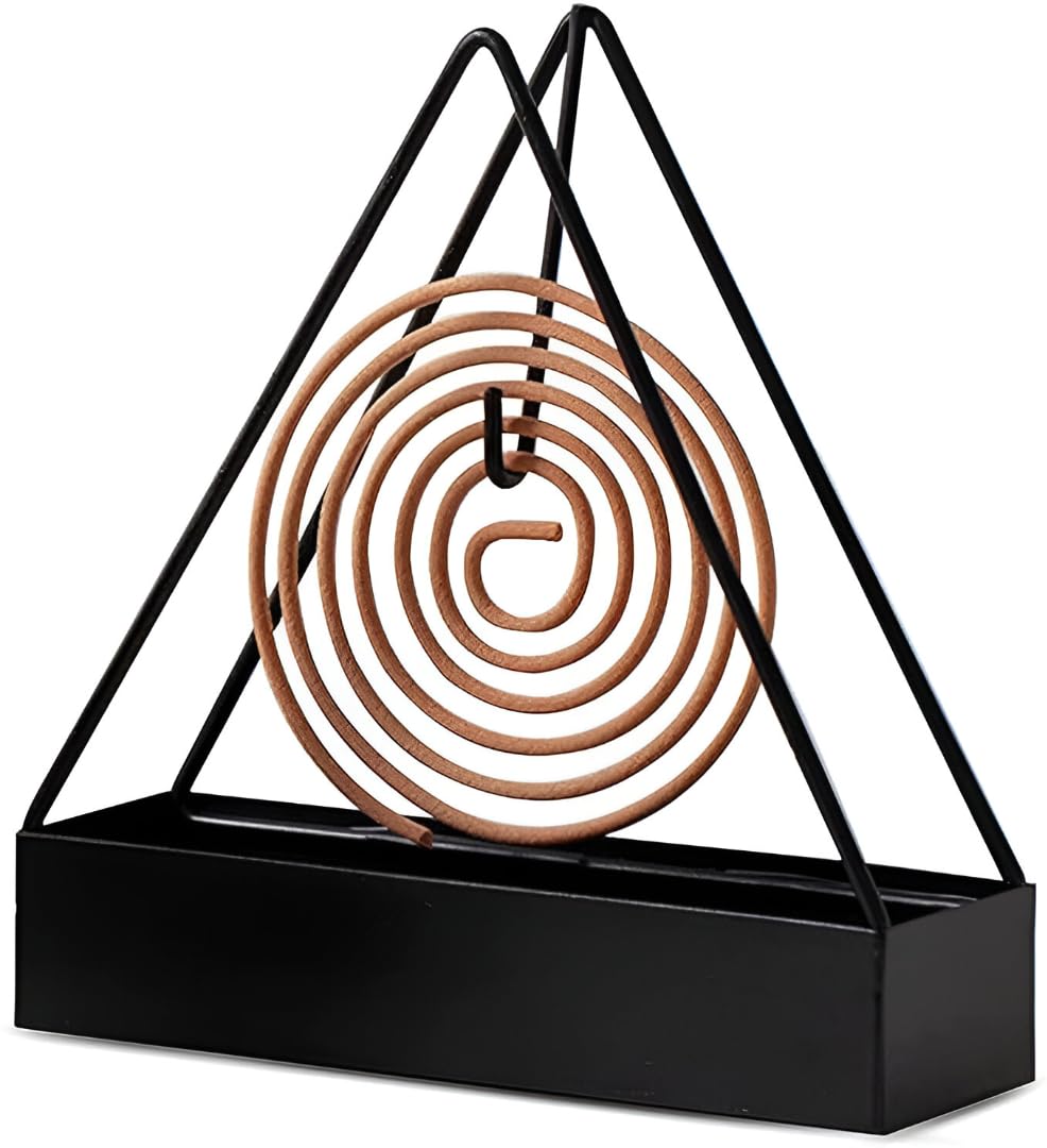 Iron Mosquito Coil Holder Incense Holders for Living Room Garden Triangle Green|Home & Garden|Kitchen, Dining & Bar|Kitchen Storage & Organization|Racks & Holders