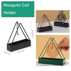 Iron Mosquito Coil Holder Incense Holders for Living Room Garden Triangle Green|Home & Garden|Kitchen, Dining & Bar|Kitchen Storage & Organization|Racks & Holders