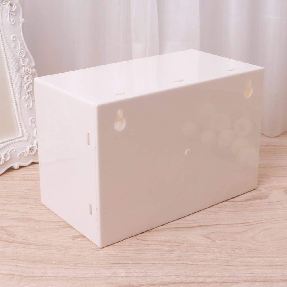9 Grid Mini Plastic Acrylic Multipurpose Drawer Storage Box for Multi Layer Jewelry Sundries Organizer Desktop Office Supplies Cabinet (