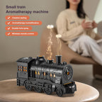 Essential Oil Diffuser, 300ml Train Diffusers for Essential Oils Large Room,Aromatherapy Diffuser Cool Mist with 2 Light 2 Mist Mode Auto Shut-Off for Home Office Hotel