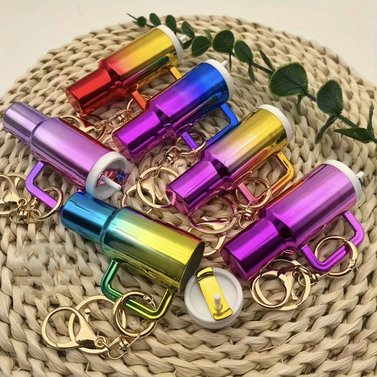 Mini Tumbler Quencher Keychain Trendy Keyring Bag charm 1 pc Main image