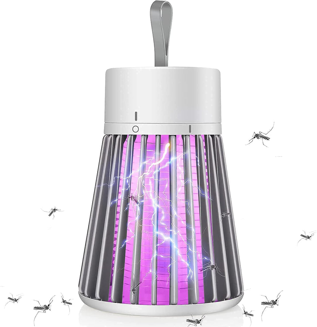 Mosquito Killer Lamp Electronic Portable LED Mosquito Killer Machine Trap Lamp, Mosquito Killer Lamp For House, Bug Zapper For Indoor Outdoor Garden, White