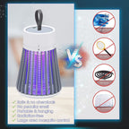 Mosquito Killer Lamp Electronic Portable LED Mosquito Killer Machine Trap Lamp, Mosquito Killer Lamp For House, Bug Zapper For Indoor Outdoor Garden, White