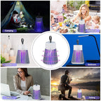 Mosquito Killer Lamp Electronic Portable LED Mosquito Killer Machine Trap Lamp, Mosquito Killer Lamp For House, Bug Zapper For Indoor Outdoor Garden, White