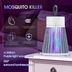 Mosquito Killer Lamp Electronic Portable LED Mosquito Killer Machine Trap Lamp, Mosquito Killer Lamp For House, Bug Zapper For Indoor Outdoor Garden, White