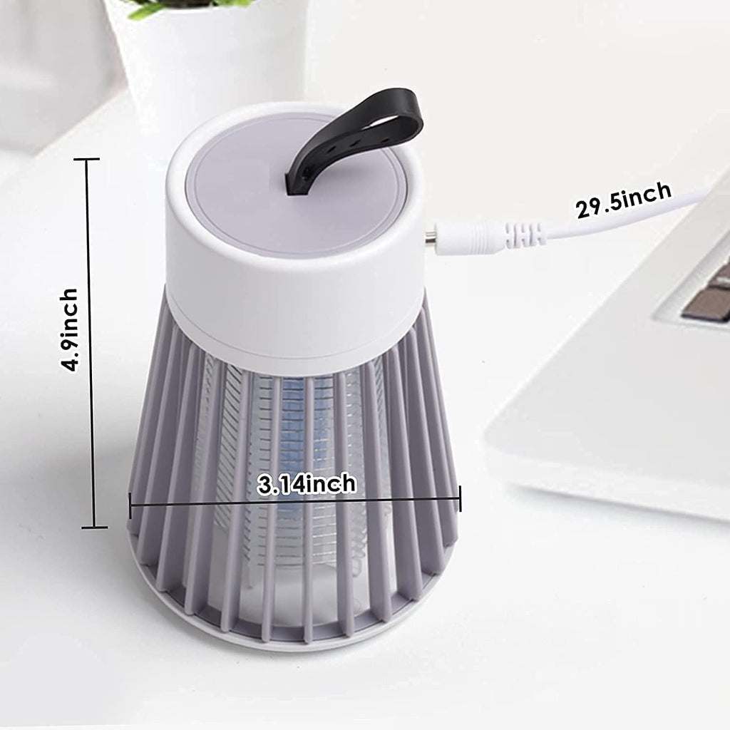 Mosquito Killer Lamp Electronic Portable LED Mosquito Killer Machine Trap Lamp, Mosquito Killer Lamp For House, Bug Zapper For Indoor Outdoor Garden, White