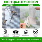 Mosquito Net Repair Tape | Self-Adhesive Waterproof Mesh Repair Tape for Windows, Doors & Screens | Fix Torn Mesh, Holes & Tears | 200cm x 5cm | Window Net Screen Repair Roll (Pack of 1)
