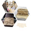 Mini Car Back Seat Food Tray Organizer Plastic Foldable Meal Drink Cup Holder Tray Mini Dining Table Folding Tray for All Car