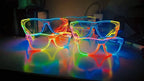 ZYOZ Multicolored Led Party Goggles Night Events Wireless Partywear Glasses Light Up Glasses for Rave, Festival & Night Events