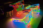ZYOZ Multicolored Led Party Goggles Night Events Wireless Partywear Glasses Light Up Glasses for Rave, Festival & Night Events