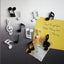 ZYOZ MUSIC Fridge Magnets  12pcs ,Black and White Musical Notes Small Fridge Magnets Cute Decorative Magnets,Refrigerator Magnets Office Kitchen Magnets Locker Glass Magnets