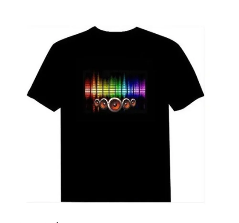 Music Sensor Led Tshirt Patch Sound Sync Led Patch Main image