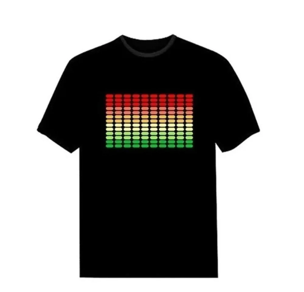 Music Sensor Led Tshirt Patch Sound Sync Led Patch