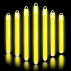 6" Glow Sticks Bulk Party Pack with End Caps & Lanyards - Glow Party Favors for Concert, Festival, & Wedding Neon Light Sticks by Party Dragon, Purple