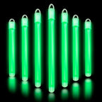 6" Glow Sticks Bulk Party Pack with End Caps & Lanyards - Glow Party Favors for Concert, Festival, & Wedding Neon Light Sticks by Party Dragon, Purple