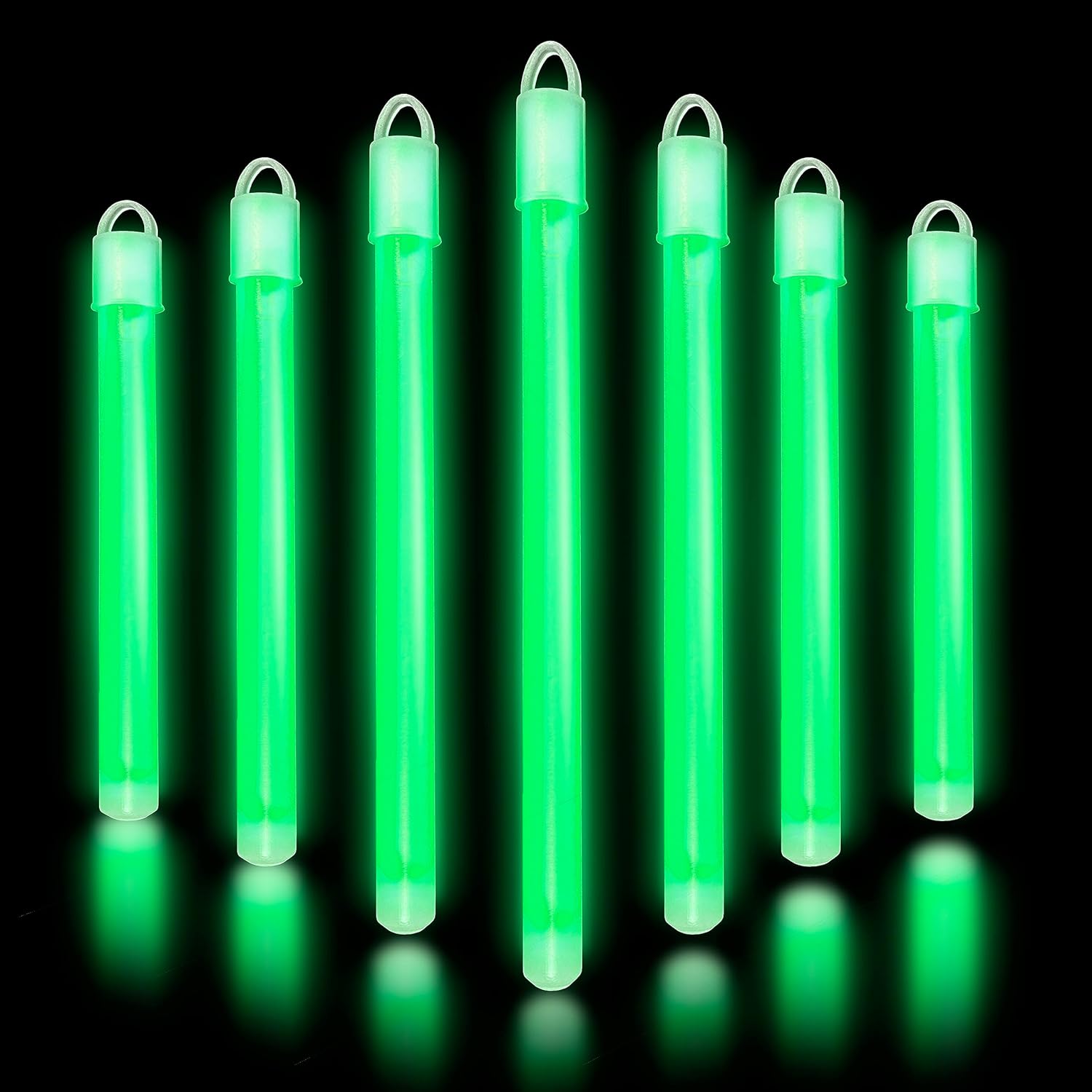 6" Glow Sticks Bulk Party Pack with End Caps & Lanyards - Glow Party Favors for Concert, Festival, & Wedding Neon Light Sticks by Party Dragon, Purple