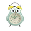 ZYOZ Kids Alarm Clock Cute Cartoon Owl Loud Bell Alarm Clock Non-Ticking Desk Clock with Night Light