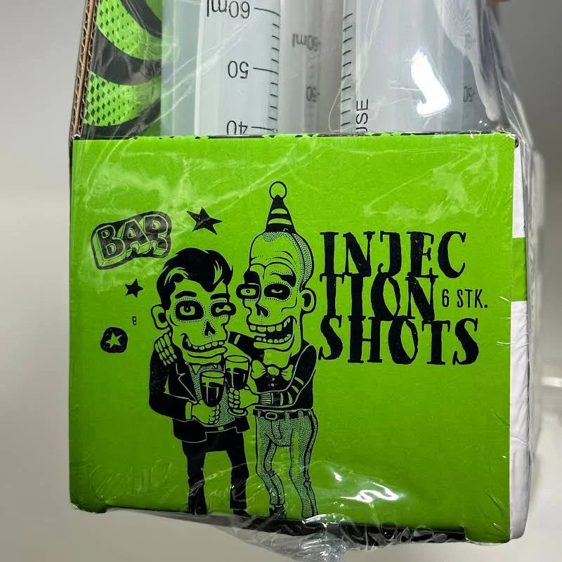 Party Injection Shot Syringes – Reusable Drinking Shot Game for Bar, Hen Night & Bachelorette Parties (Pack of 6 )